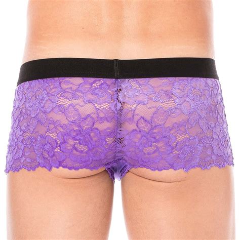 Lookme Boxer Dentelle Violet INDERWEAR