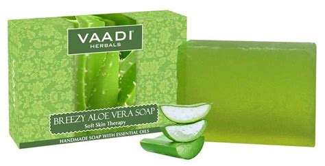 Breezy Organic Aloe Vera Soap With Honey Anti Infective Therapy Cl