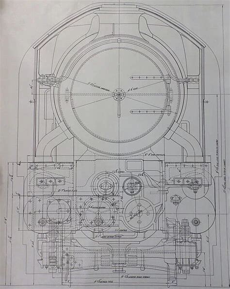 Design Drawing For The King Class Locomotive 1927