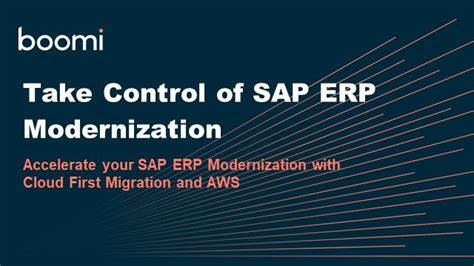 Accelerate Your Sap Erp Modernization With Cloud First Migration And Aws