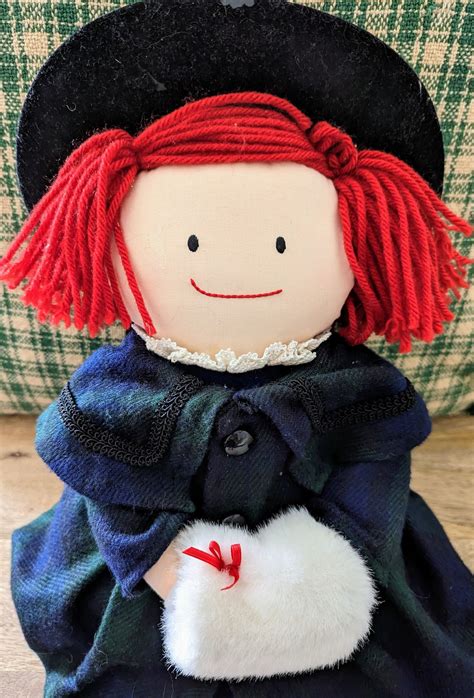 Madeline Doll Collectors 1998 Soft Cloth Wintertime Theme Blue Etsy