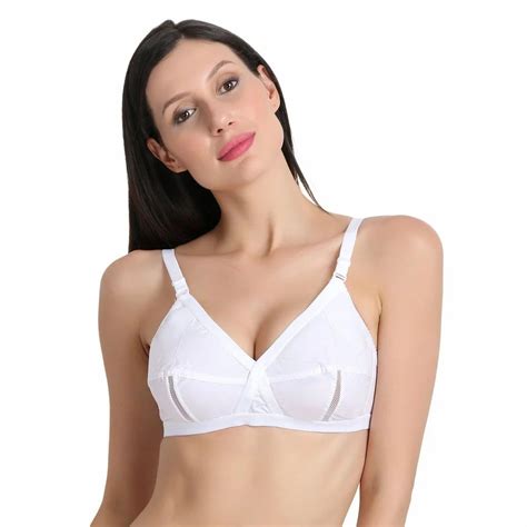 Plain Full Figure Ladies Cotton White Bra At Rs 188piece In Bareilly Id 2853487342262