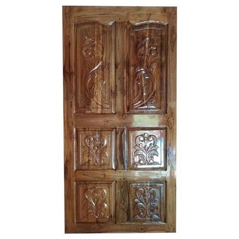 Interior Mm Polished Teak Wood Door For Home At Rs Sq Ft In