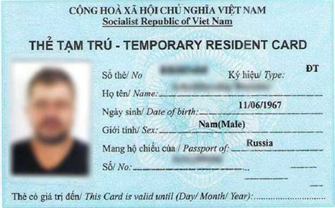 Applying For Vietnam Temporary Residence Card