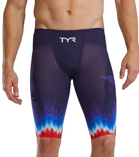 Tyr Mens Venzo Usa High Waist Jammer Tech Suit Swimsuit At