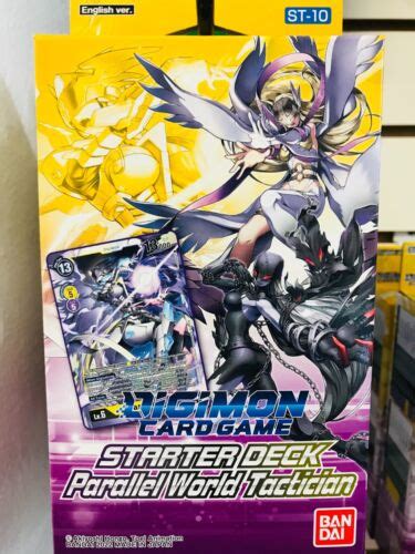 DIGIMON CARD GAME PARALLEL WORLD TACTICIAN STARTER DECK ST 10 EBay