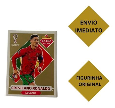 Figurinha Legend Extra Ouro Origina 2022 Cristiano Ronaldo Mebuscar