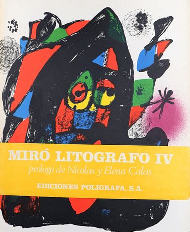 Joan Miró litógrafo IV 1969 1972 Art Graphic Auctionet