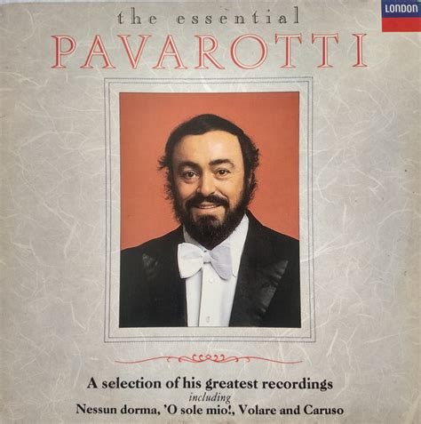 The Essential Pavarotti De Luciano Pavarotti 1991 33 13 Rpm London