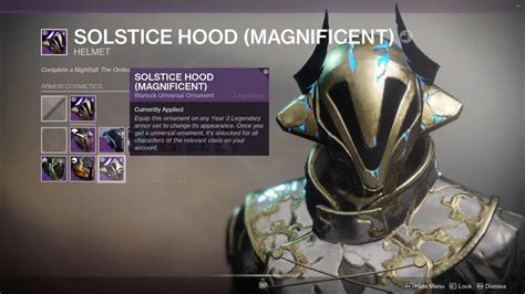 9 Hours To Get Magnificent Armor For Warlock In Solstice Of Heroes