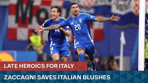 Zaccagni To The Rescue For Italy Latest From ITV Sport