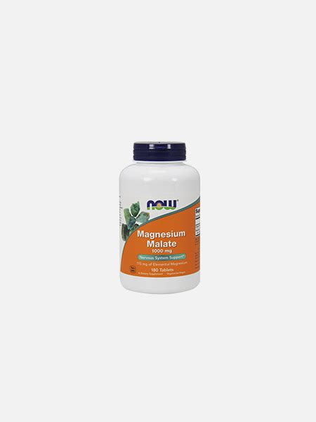 Magnesium Malate 1000 Mg 180 Comprimidos Now