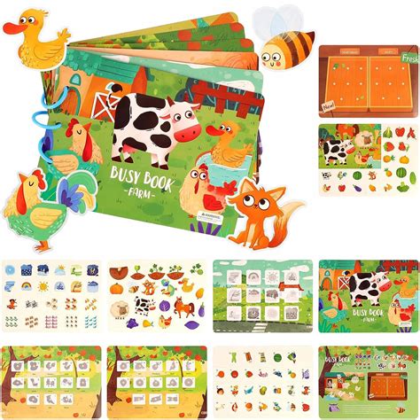 Montessori Quiet Book Cicha KsiĄŻka Edukacyjna 3 14207247651 Allegro Pl