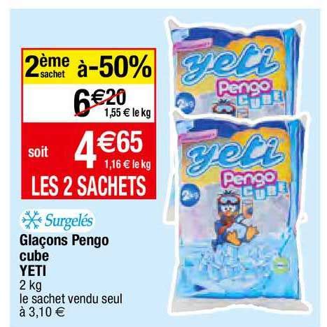 Promo Gla Ons Pengo Cube Yeti Chez Migros France Icatalogue Fr