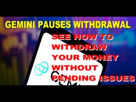 Gemini Exchange Exit Scam New Withdrawal Problem YouTube