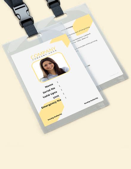 31 Blank Id Card Templates Psd Ai Vector Eps Doc Free And Premium Templates