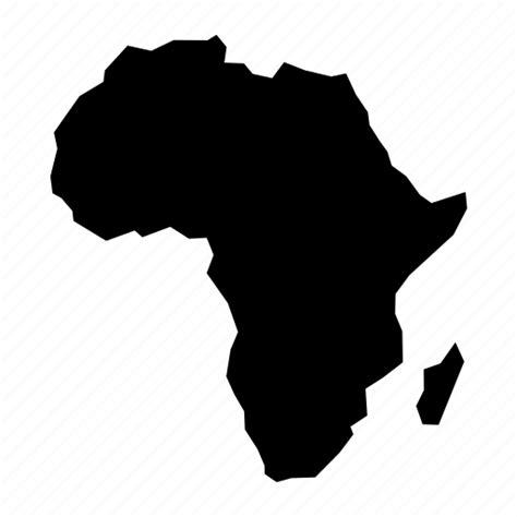 Africa African Continent Geography Map Icon