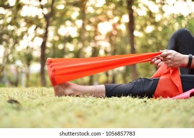 Plantar Flexor Strengthening Exercise Use Thera Stock Photo 1056857783 ...