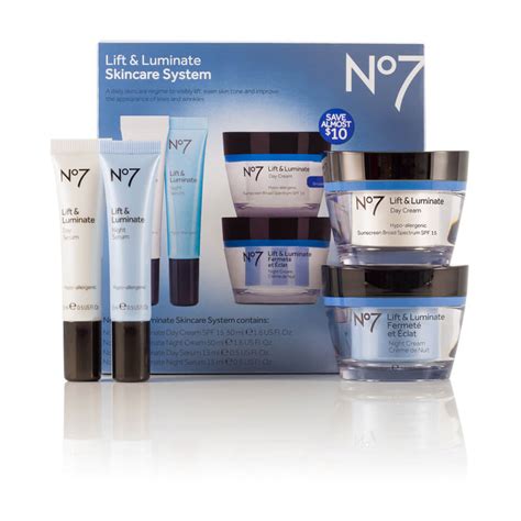 Boots No7 Lift And Luminate Skincare System Skinstore