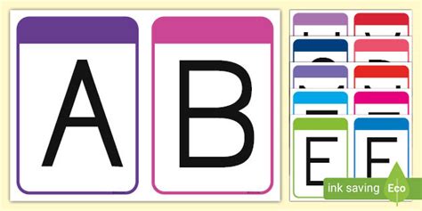 Grade One Font Upper Case Alphabet Flashcards Teacher Made