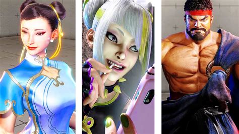 Street Fighter 6 Beta All Characters Intros And Outros Animations