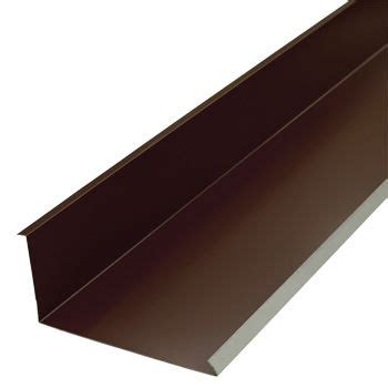 Планка примыкания нижняя для металлочерепицы RAL 8017 коричневая длина ...