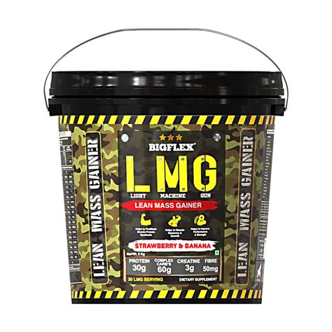 Bigflex Lean Mass Gainer 3kg Strawberry Banana 30g Protein 3g