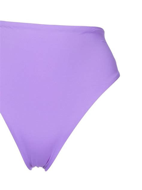 BONDI BORN Poppy High Rise Bikini Bottoms Purple FARFETCH