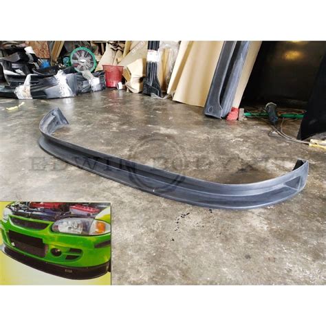 Satria Wira GTI R3 Front Skirt Pu Bodykit Depan Skirt Lip Pu Material