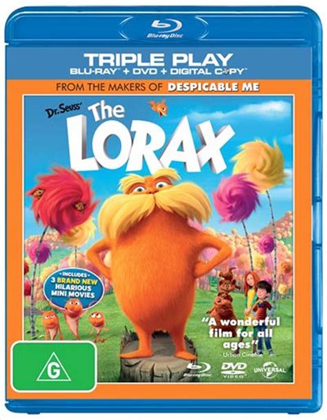 Buy Dr Seuss The Lorax Blu Ray Dvd Digital Copy Blu Ray Dvd