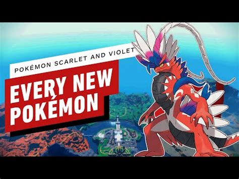 All New Pokemon In Scarlet And Violet