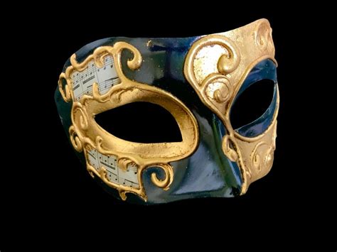 Decor Era Masquerade Masks - Gold Black