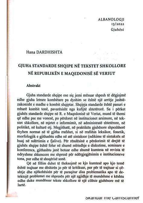 Pdf Gjuha Standarde Shqipe N Tekstet Shkollore N Republik N E