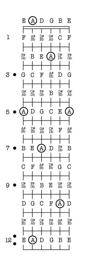 Learning The Guitar Fretboard Notes [bonus Guitar Notes Chart