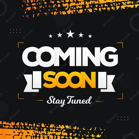 Premium Vector Coming Soon Poster Sale Banner Design Template With Text