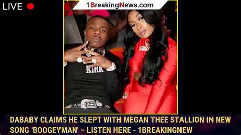 Dababy Claims He Slept With Megan Thee Stallion In New Song Boogeyman