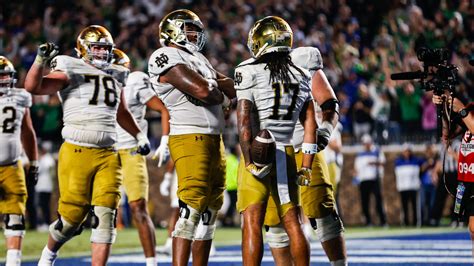 Notre Dame Football And Undated Ap And Coaches Poll Rankings