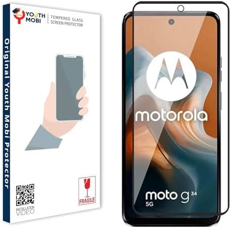 DD SON Tempered Glass Screen Protector Compatible For Moto G34 5G 11D