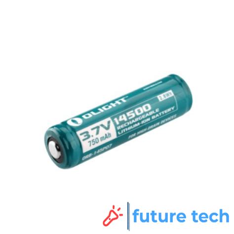 Olight 14500 Lithium Ion Battery 3 7V 750mah Rechargeable AA Battery