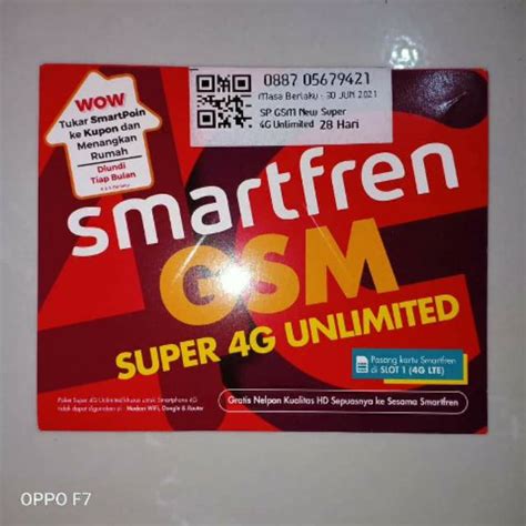 Jual Kartu Perdana Smartfren Super G Unlimited Shopee Indonesia