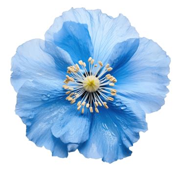 Himalayan Blue Poppy Flower Poppy Blue Png Transparent Image And