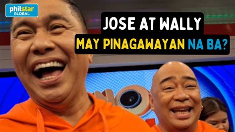 Dabarkads Wally Bayola At Jose Manalo Hindi Pa Daw Nagkakatampuhan