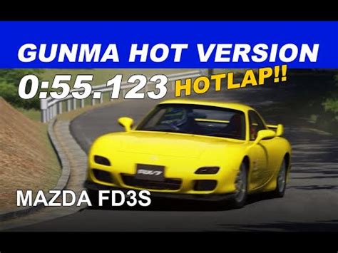 Mazda Fd S Gunma Hotlap Assetto Corsa Youtube