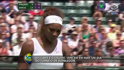 Sem Zebras Serena E Djokovic Vencem Em Wimbledon V Deo Dailymotion