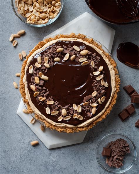 Easy Peanut Butter Pie with Chocolate Ganache – Petes Frootique