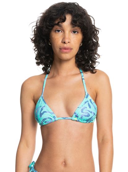 Classic Slide Tri Bikini Top For Women Quiksilver