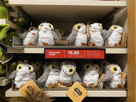 PHOTOS: Talking Porg Shoulder Plush Now Available At Disneyland Resort ...