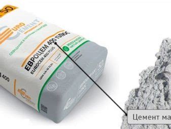 Портландцемент марки 400: плотность и особенности ПЦ Д20 и Д0 ...