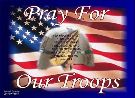 God Bless Our Troops Clipart