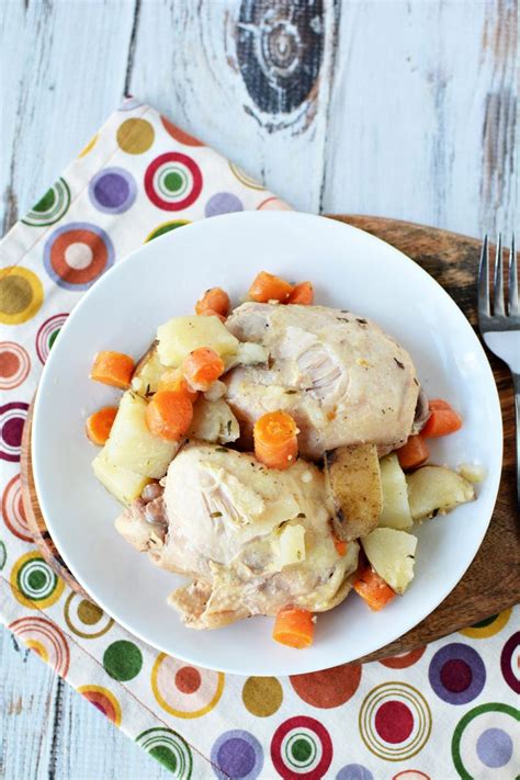 Slow Cooker Chicken Thighs With Potatoes And Carrots Recipe The Rebel